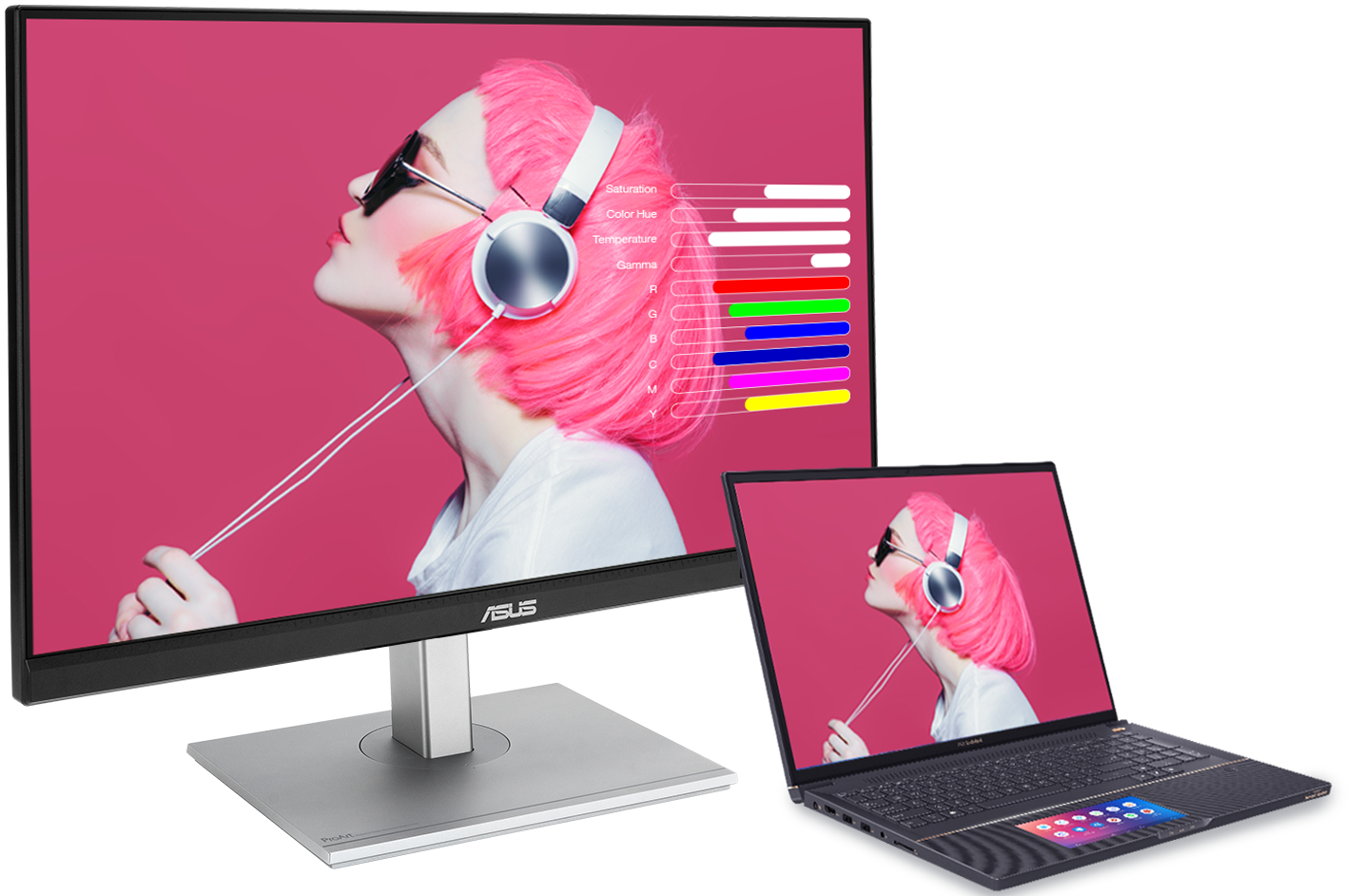 Монитор Asus PA247CV (90LM03Y1-B01370), 23.8" (60.45 cm) IPS панел, 75Hz, Full HD, 5ms, 100000000:1, 300cd/m2, DisplayPort, HDMI, USB-C - характеристика 4