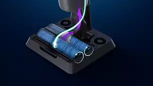 Прахосмукачка Philips XW7110/01, вертикална, безжична, 670 ml резервоар, до 25 мин. време на работа, черна - характеристика 8