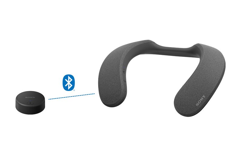 Тонколона Sony SRS-NS7, безжична, Bluetooth, за врат, сив - характеристика 3