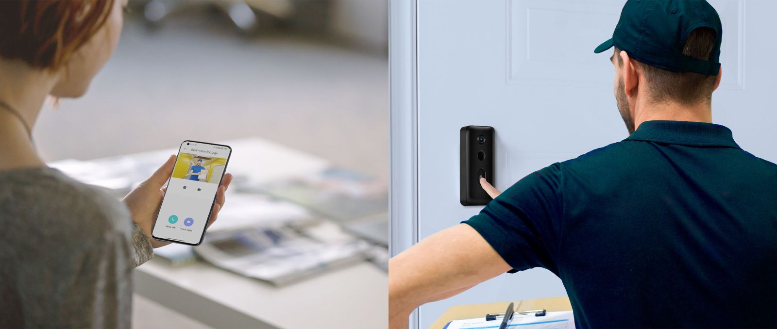 Видеодомофон Xiaomi Smart Doorbell 3, IR светодиоди, двупосочно аудио - характеристика 2