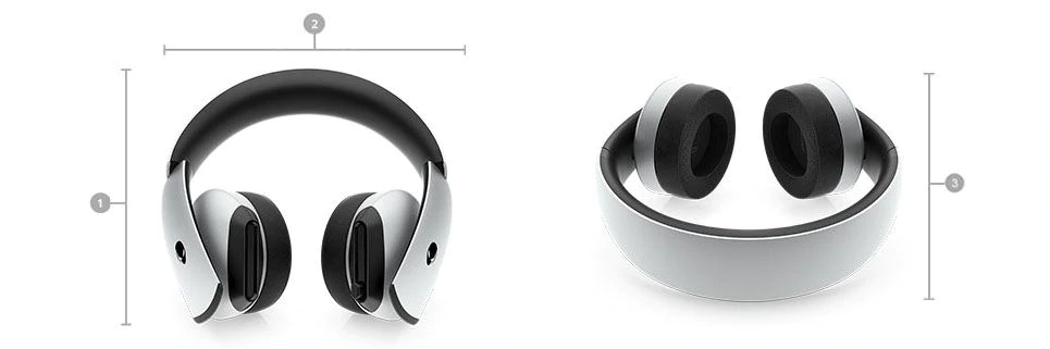 Слушалка Dell Alienware 510H, микрофон, 7.1 virtual surround sound, гейминг, черни - характеристика 4