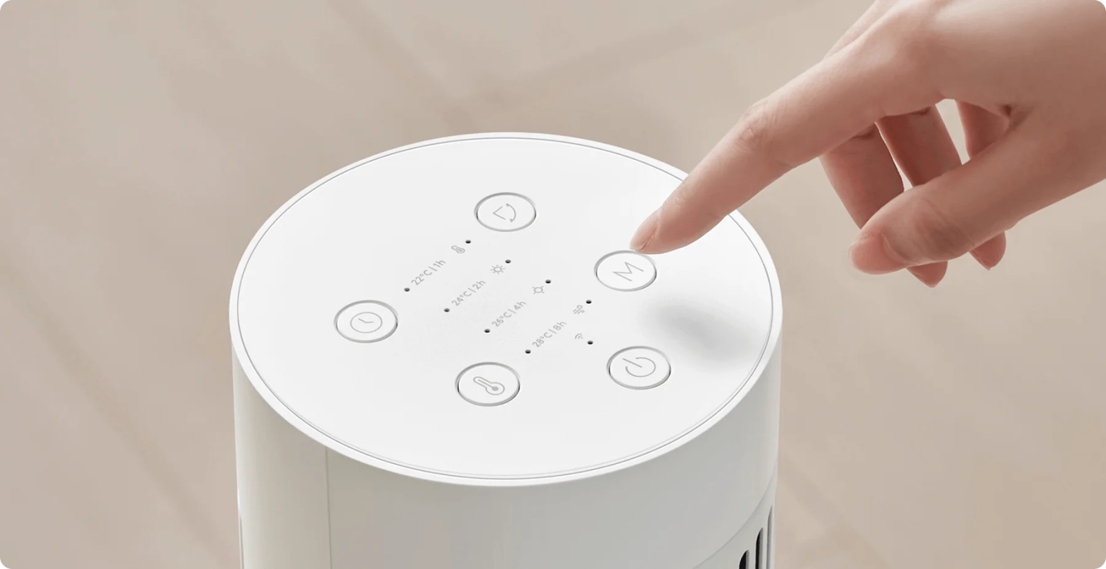 Вентилаторна печка Xiaomi Smart Tower Heater Lite, за под, термостат, Wi-Fi, 2000W, бяла - характеристика 4