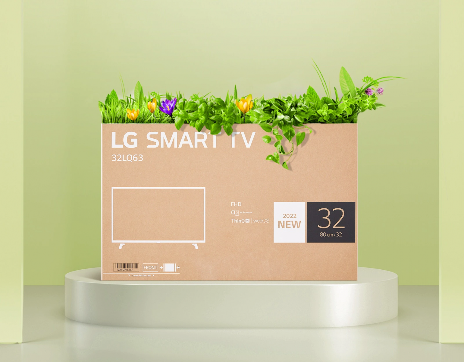 Телевизор LG 32LQ630B6LA, 32" (81.28 cm) HD Smart TV, DVB-T2/C/S2, 2x HDMI, 1x USB, Wi-Fi, LAN, Bluetooth - характеристика 4