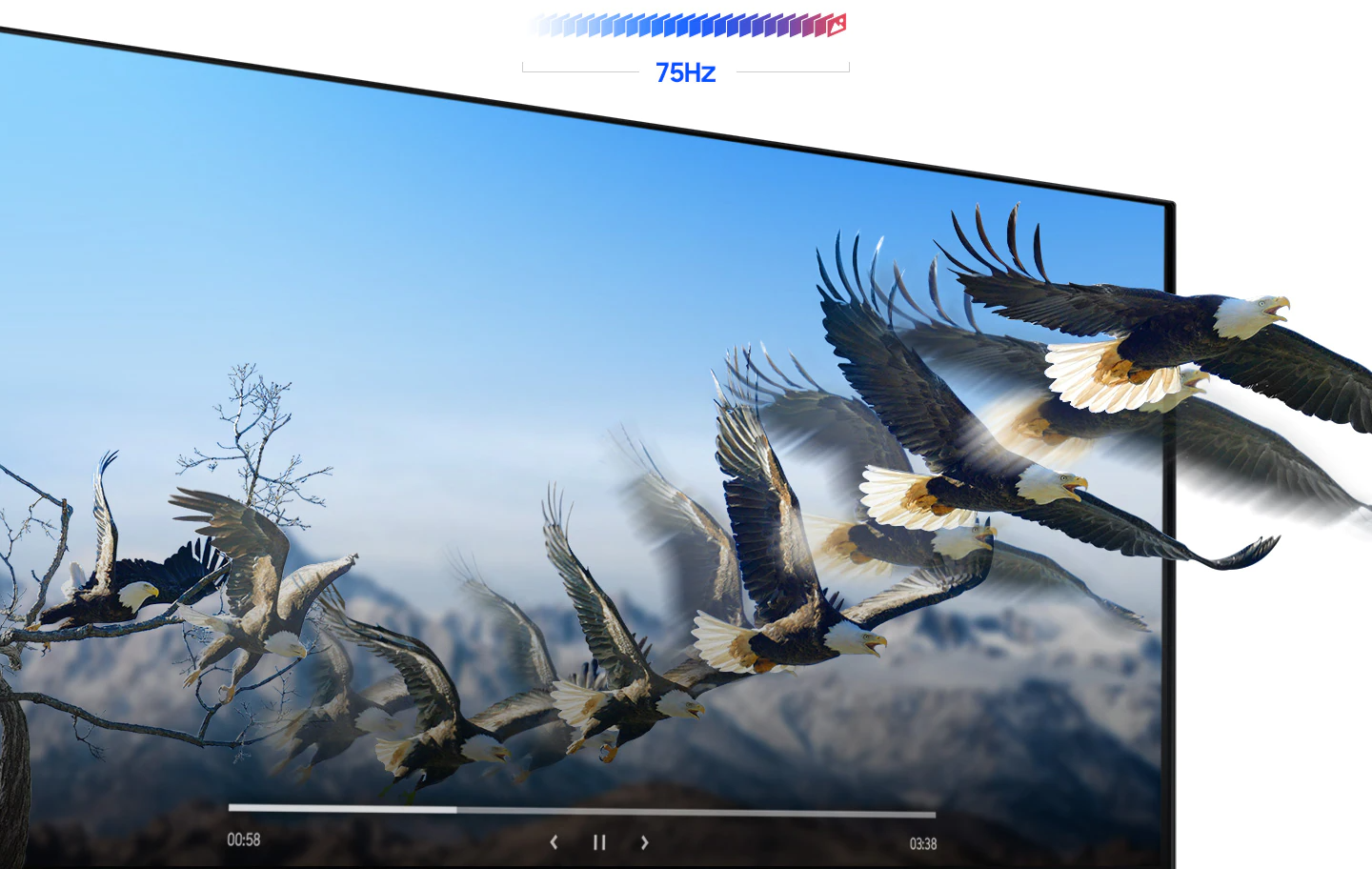 Монитор Samsung LS-27B610E (2022), 27" (68.58 cm) IPS панел, 75Hz, 5ms, QHD, 5ms, 300cd/m2, 1 000:1, Displayport, HDMI - характеристика 5
