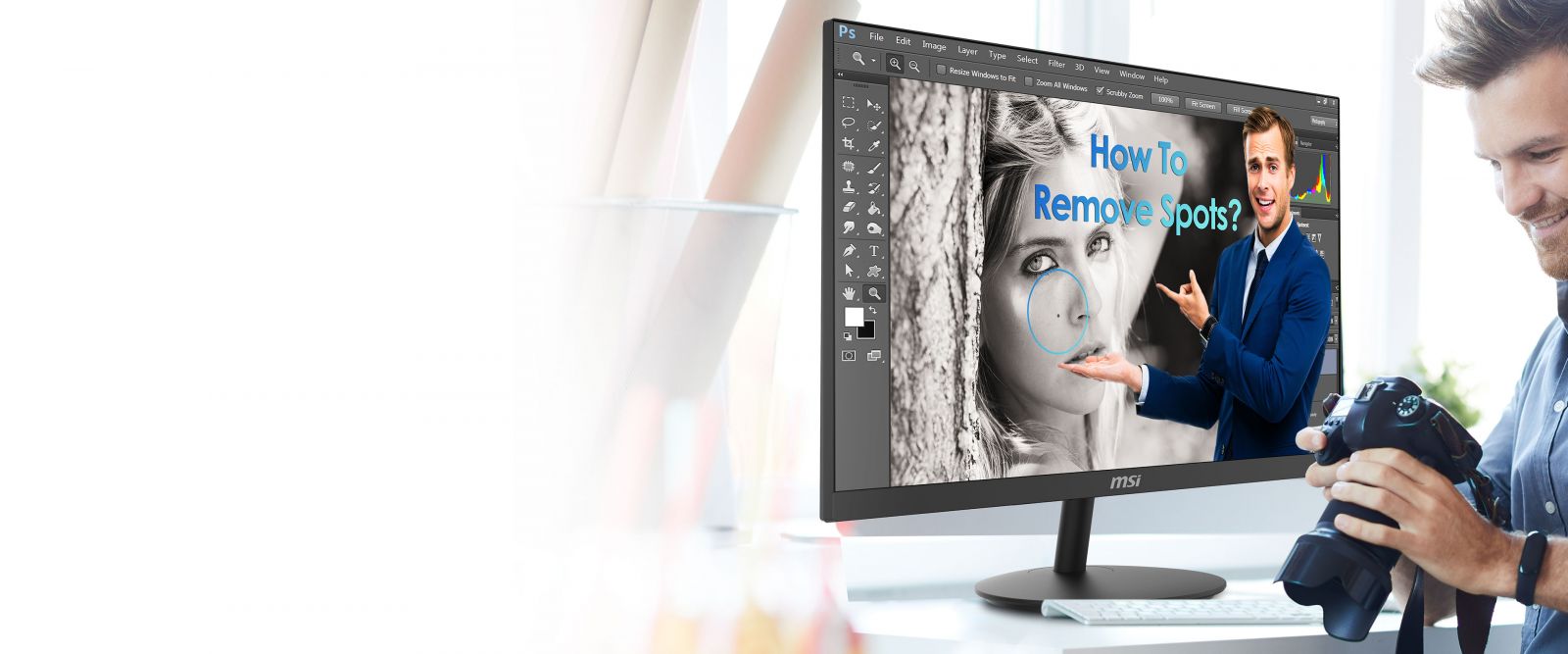 Монитор MSI PRO MP271 (9S6-3PA2CT-018), 27" (68.58 cm) IPS панел, Full HD, 5ms, 250 cd/m2, HDMI, VGA - характеристика 5