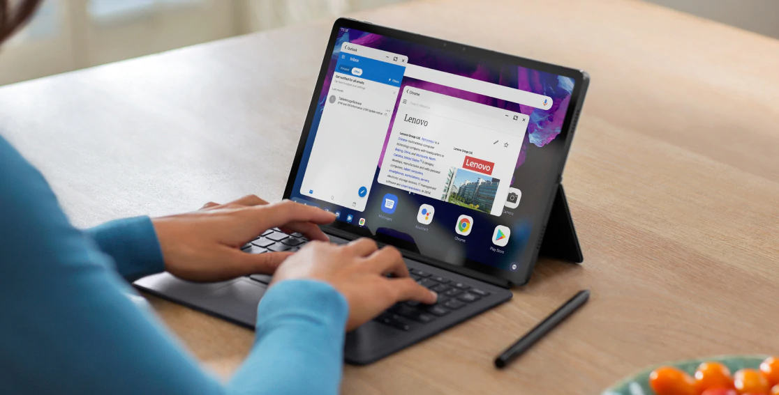 Таблет Lenovo Tab P11 Pro (ZA7C0035BG)(сив), 11.5" (29.21 cm) WQXGA OLED дисплей, осемядрен Snapdragon 730G 2.2GHz, 4GB RAM, 128GB Flash памет (+ microSD слот), 8.0 + 8.0 & 13.0 + 5.0 Mpix камери, Android, 485g - характеристика 5 | Таблети Таблет Lenovo Tab P11 Pro (ZA7C0035BG)(сив), 11.5" (29.21 cm) WQXGA OLED дисплей, осемядрен Snapdragon 730G 2.2GHz, 4GB RAM, 128GB Flash памет (+ microSD слот), 8.0 + 8.0 & 13.0 + 5.0 Mpix камери, Android, 485g - характеристика 5