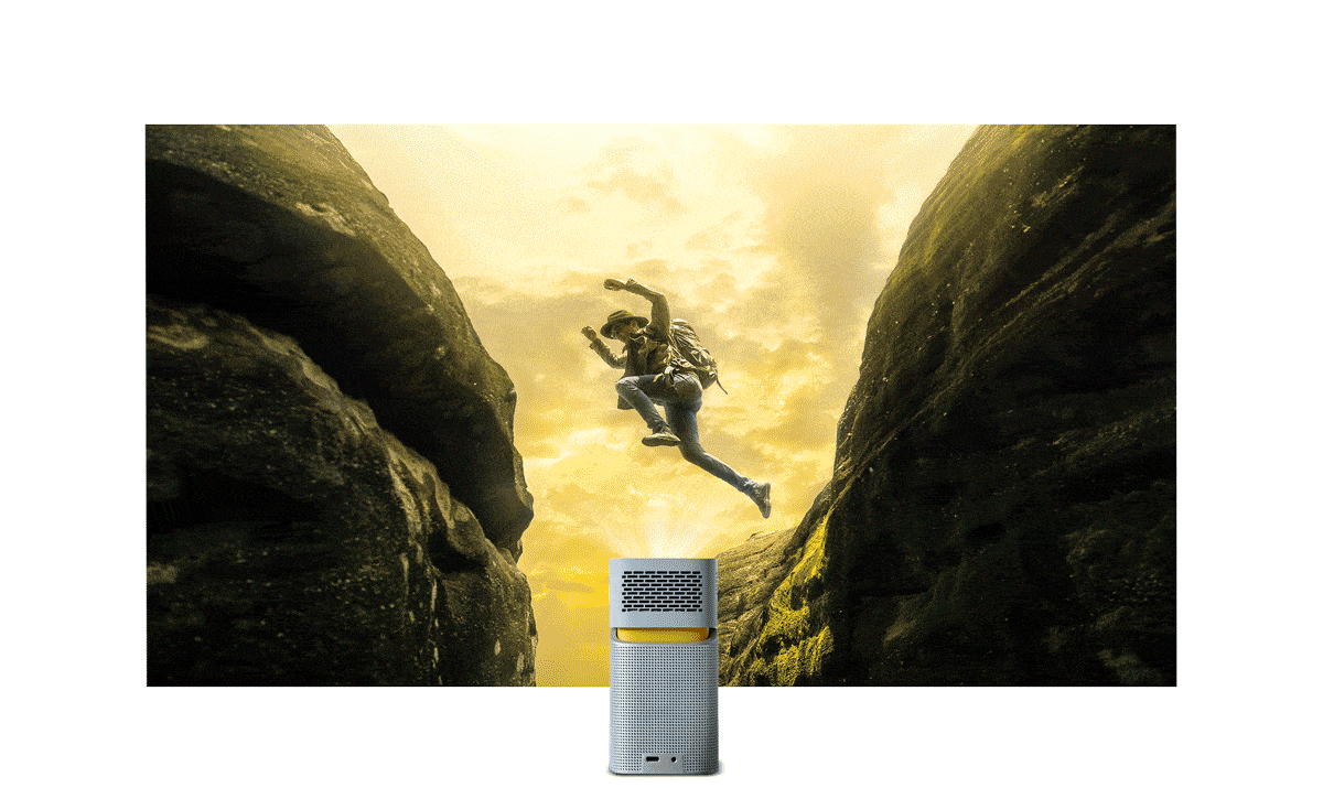 Проектор BenQ GV1 Portable, DLP, 480p (854x480), 100 000:1, 200lm, Wi-Fi, Bluetooth, USB-C - характеристика 5