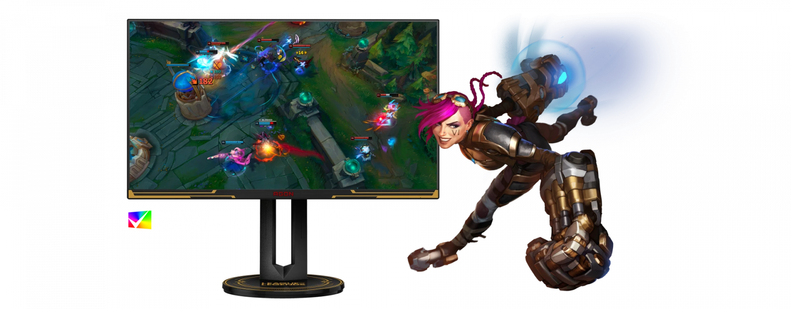 Монитор AOC AG275QXL, 27" (68.58 cm) IPS панел, 170Hz, QHD, 1ms, 50 000 000:1, 400cd/m2, DisplayPort, HDMI, USB - характеристика 5