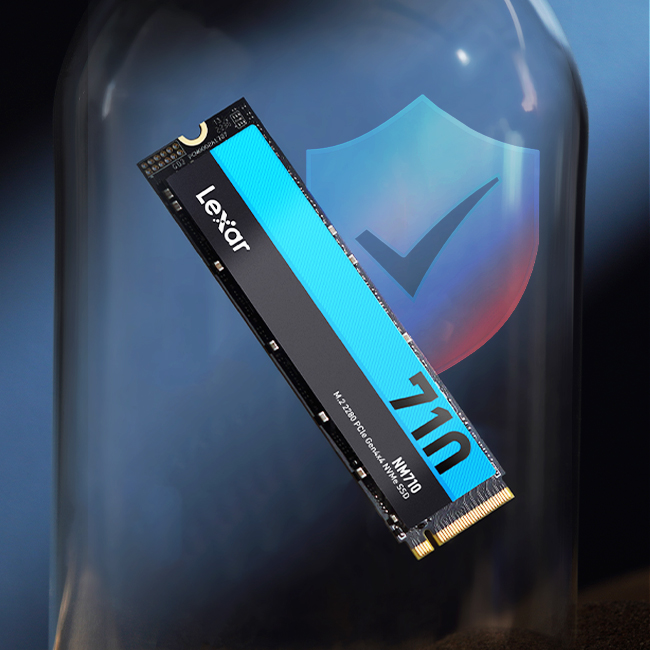 Памет SSD 2TB Lexar NM710, NVMe, M.2 (2280), скорост на четене до 4850MB/s, скорост на запис до 4500MB/s - характеристика 5