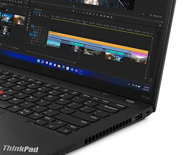 Лаптоп Lenovo ThinkPad P14s Gen 3 (21AK0001BM), дванадесетядрен Intel Core i5-1240P 1.7/4.4GHz, 14" (35.56 cm) WUXGA IPS Anti-glare Display & Quadro T550 4GB, (HDMI), 16GB DDR4, 512GB SSD, 2x Thunderbolt 4, Windows 10 Pro - характеристика 6