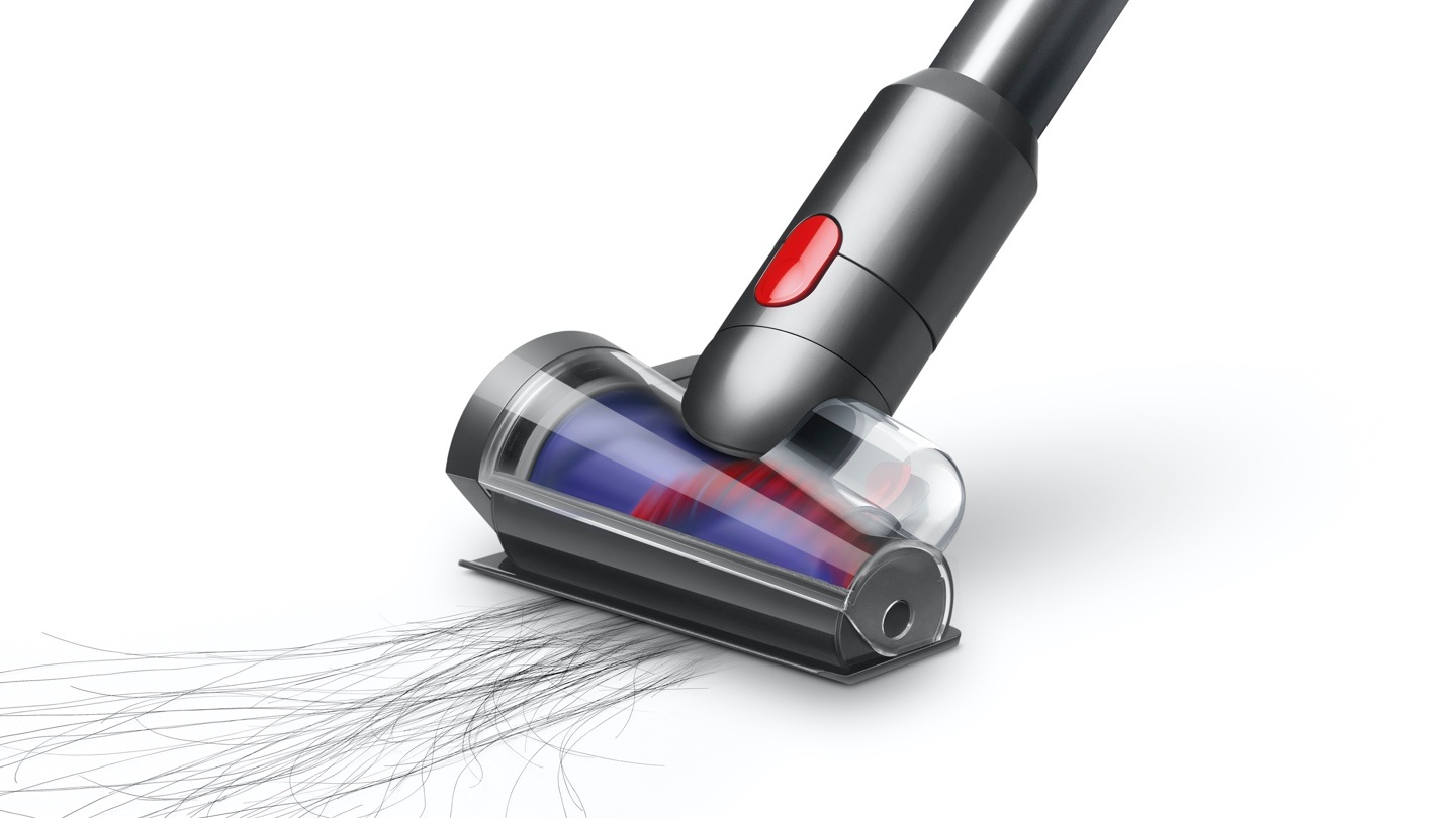 Прахосмукачка Dyson V12 Detect Slim Absolute 394167-01, безжична, 150AW мощно засмукване, 0.35 l капацитет на контейнера, до 60 минути работа, 10 скорости, инокс - характеристика 5