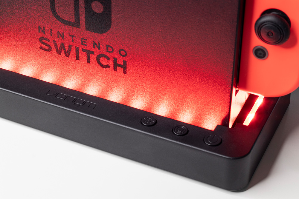 Докинг станция Venom Colour Change LED Stand for Nintendo Switch, за Nintendo Switch, LED подсветка, черна - характеристика 3
