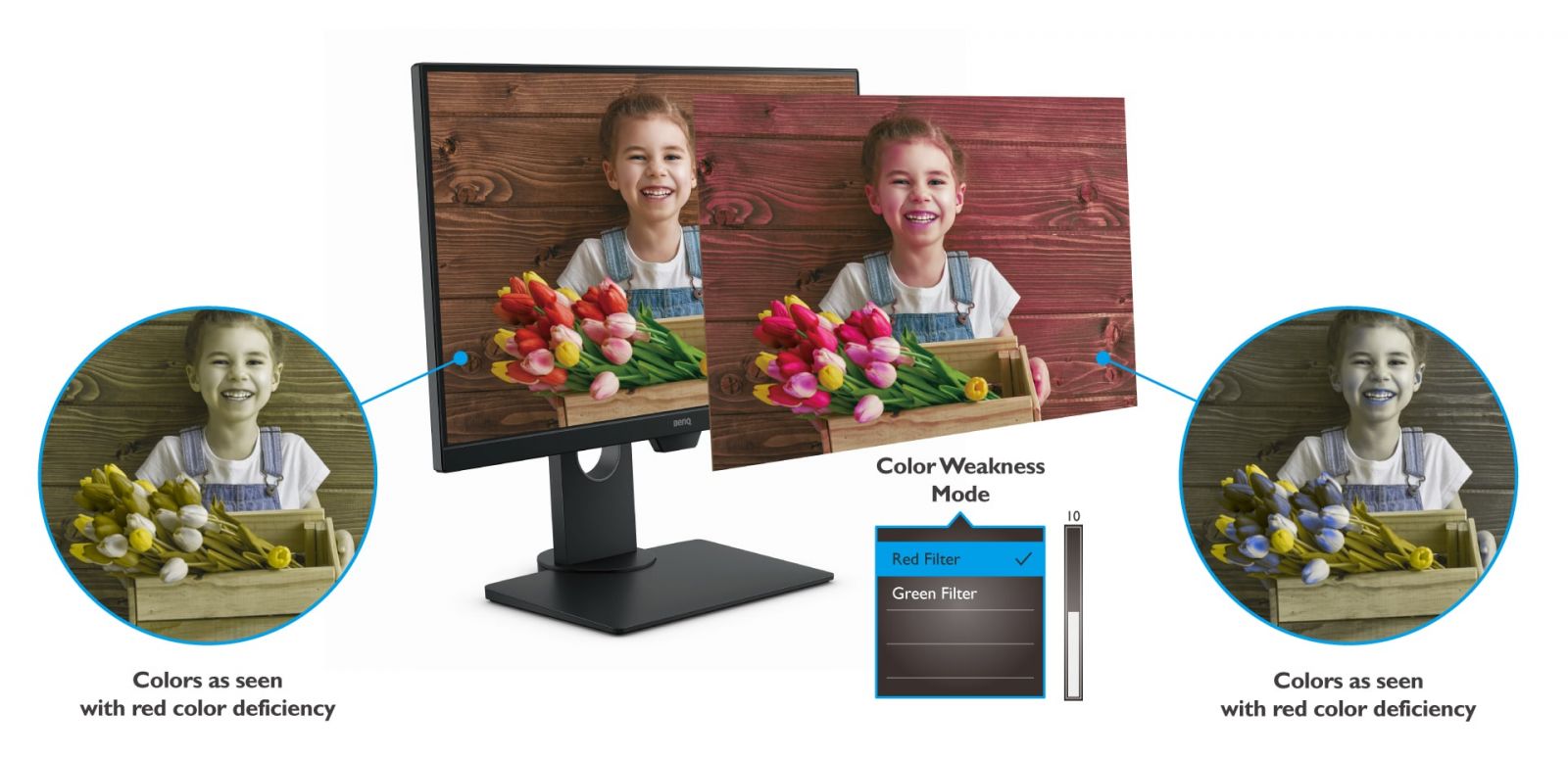 Монитор BenQ BL2480T (9H.LHFLA.FPE), 23.8" (60.45 cm) IPS панел, 75Hz, Full HD, 5ms, 20,000,000:1, 250cd/m2, DisplayPort, HDMI, VGA - характеристика 6
