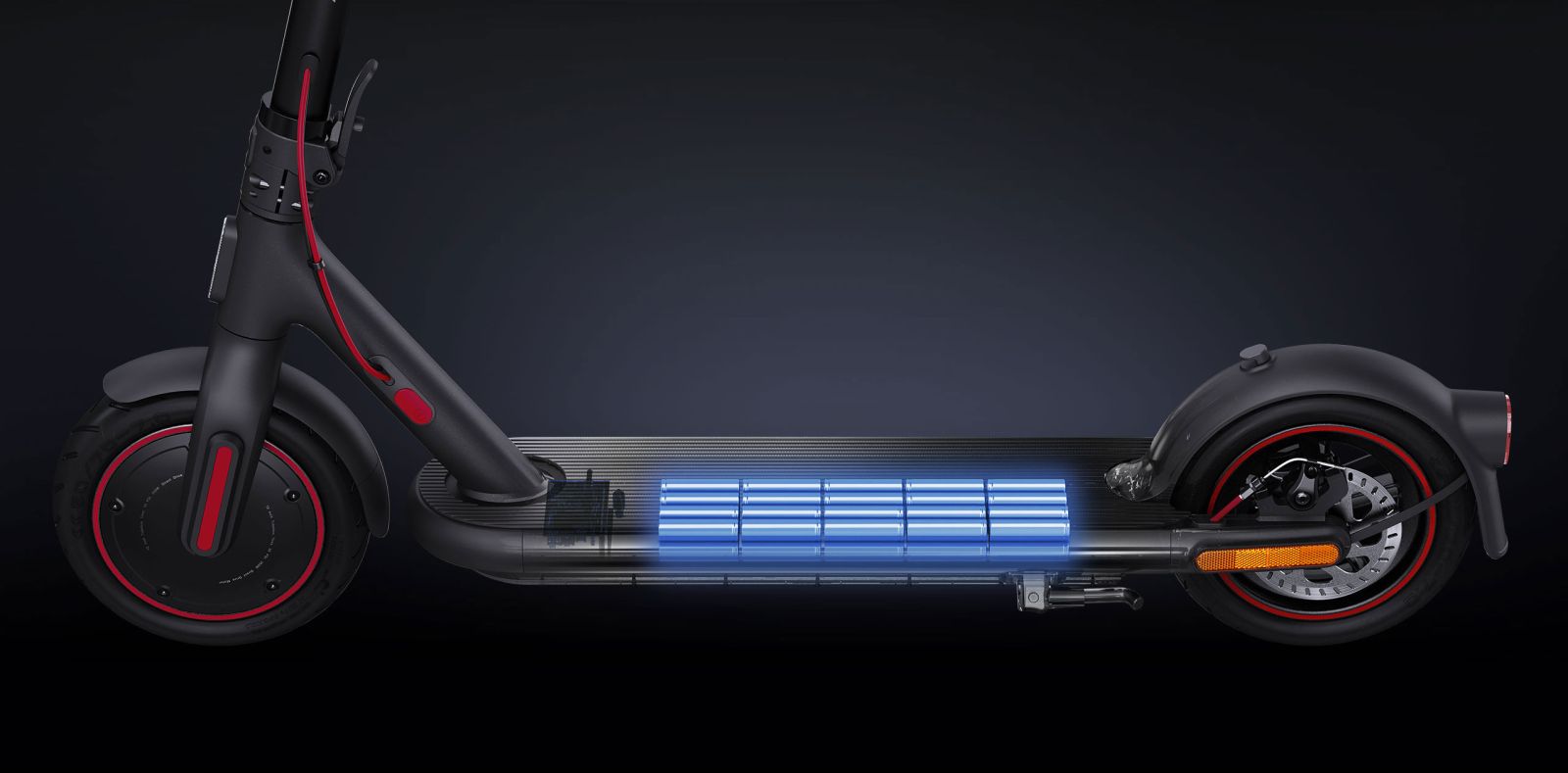 Електрически скутер Xiaomi Electric Scooter 4 Pro, до 25км/ч скорост, до 120 kg., до 55км пробег, IPX4, E-ABS, 350W, черен - характеристика 6