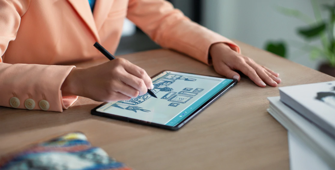 Таблет Lenovo Tab P11 Pro (ZA7C0035BG)(сив), 11.5" (29.21 cm) WQXGA OLED дисплей, осемядрен Snapdragon 730G 2.2GHz, 4GB RAM, 128GB Flash памет (+ microSD слот), 8.0 + 8.0 & 13.0 + 5.0 Mpix камери, Android, 485g - характеристика 6 | Таблети Таблет Lenovo Tab P11 Pro (ZA7C0035BG)(сив), 11.5" (29.21 cm) WQXGA OLED дисплей, осемядрен Snapdragon 730G 2.2GHz, 4GB RAM, 128GB Flash памет (+ microSD слот), 8.0 + 8.0 & 13.0 + 5.0 Mpix камери, Android, 485g - характеристика 6