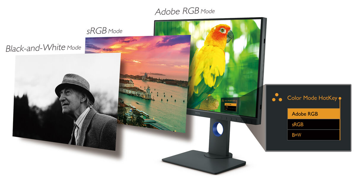 Монитор BenQ SW240 (9H.LH2LB.QPE), 24.1" (61.21 cm) IPS панел, WUXGA, 5ms, 20 000 000:1, 250cd/m2, DisplayPort, HDMI, DVI, VGA - характеристика 6