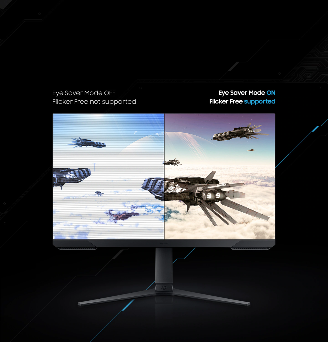 Монитор Samsung LS-24AG300 (2021) (LS24AG300NUXEN), 24" (60.96 cm) VA панел, 144Hz, Full HD, 1ms, 250cd/m2, DisplayPort, HDMI - характеристика 7