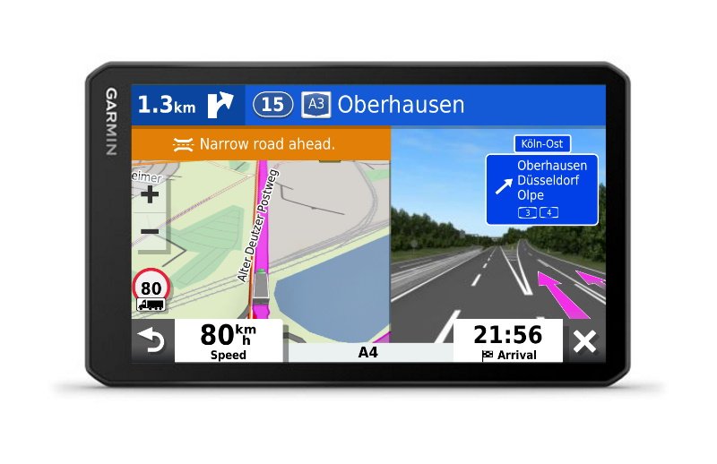 Навигация за автомобил Garmin dezl™ LGV700, 7"(17.78cm) IPS TFT дисплей, Wi-Fi, Bluetooth, microSD слот, вграден трафик приемник, карта на Европа, доживотно обновяване - характеристика 6