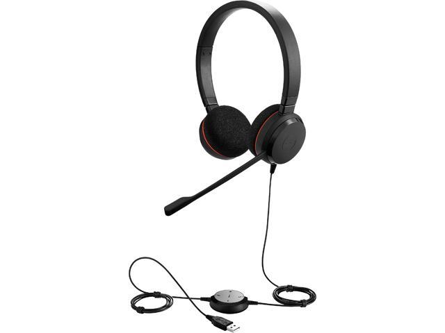 Слушалки Jabra Evolve 20 MS Stereo USB - Special Edition, микрофон, USB, Mute функция, черни - характеристика 2