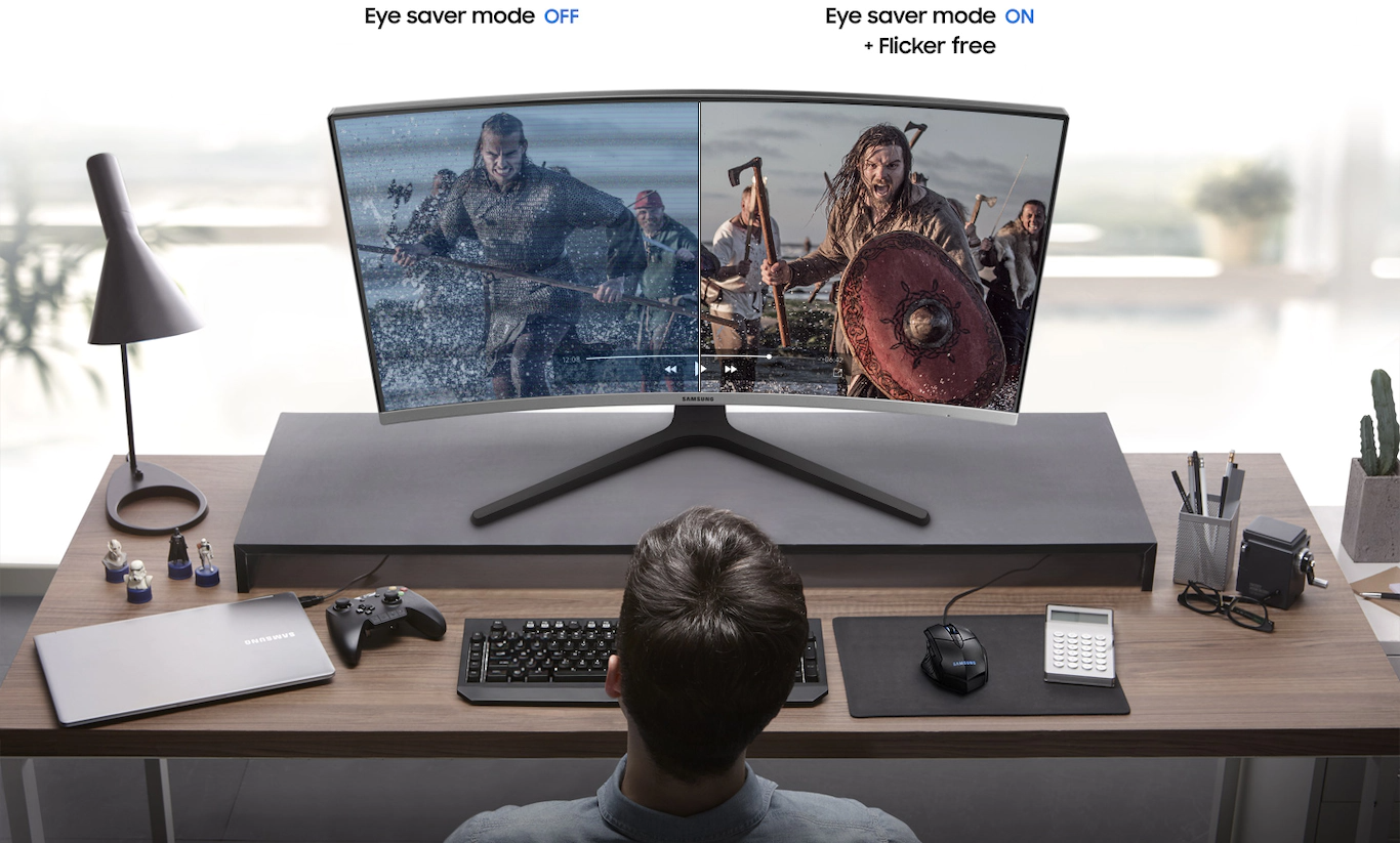 Монитор Samsung LC32R500, 32" (81.28 cm) VA панел, 75Hz, Full HD, 4ms, 250cd/m2, HDMI, VGA - характеристика 7