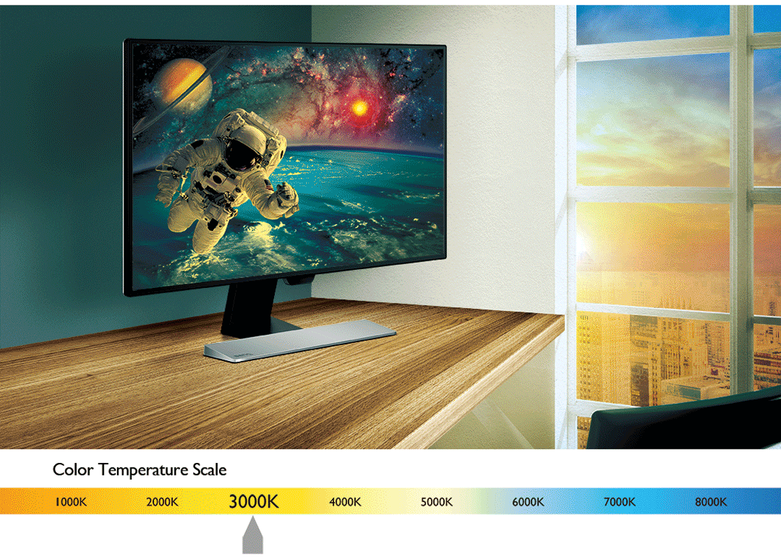 Монитор BenQ EW3270UE (9H.LGVLA.FPE), 31.5" (80.01 cm) VA панел, 4K/UHD, 4ms, 20 000 000:1, 300cd/m2, DisplayPort, HDMI, USB Type-C - характеристика 7