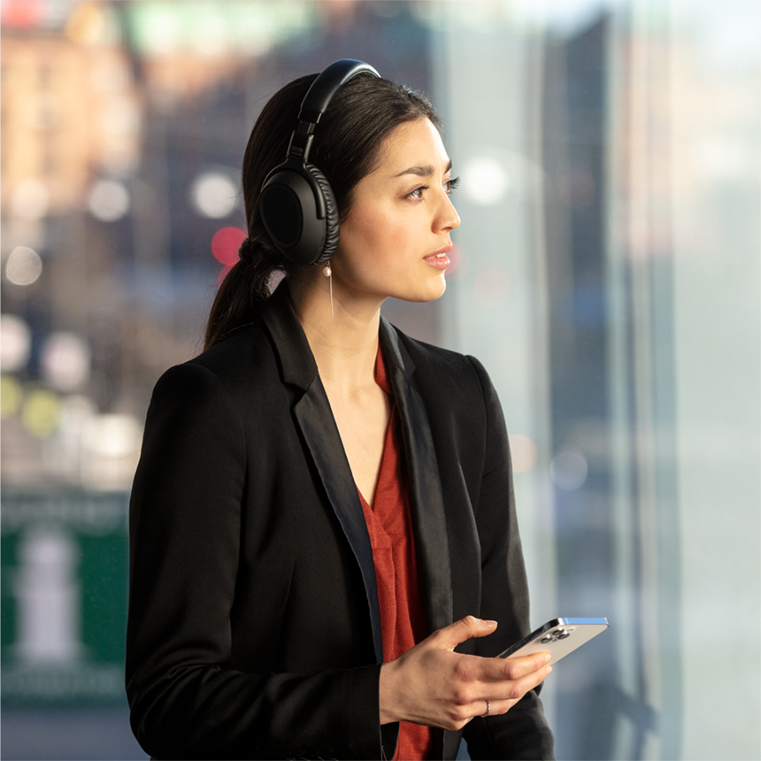 Слушалки EPOS / Sennheiser ADAPT 660, безжични, Bluetooth, микрофон, до 30 часа време на работа, черни - характеристика 1