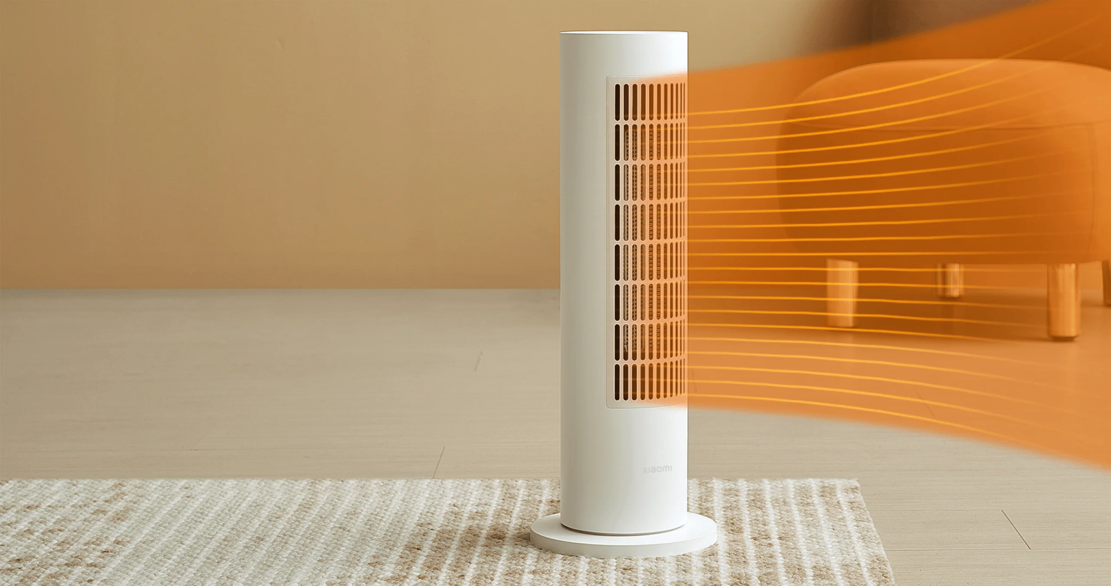 Вентилаторна печка Xiaomi Smart Tower Heater Lite, за под, термостат, Wi-Fi, 2000W, бяла - характеристика 2
