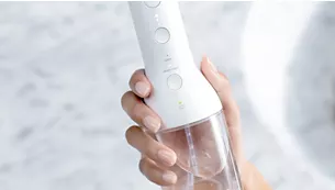 Зъбен душ Philips HX3806/33, технология QuadStream, технология Pulse Wave, 3 степени на налягане, черен - характеристика 6