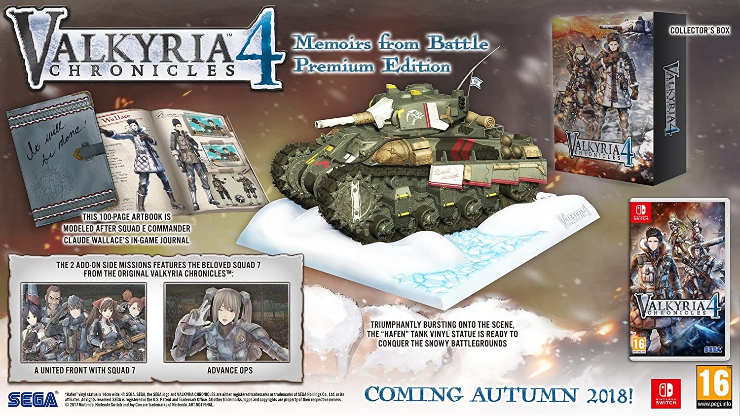 Valkyria Chronicles 4: Memoirs from Battle Premium Edition (Nintendo Switch)