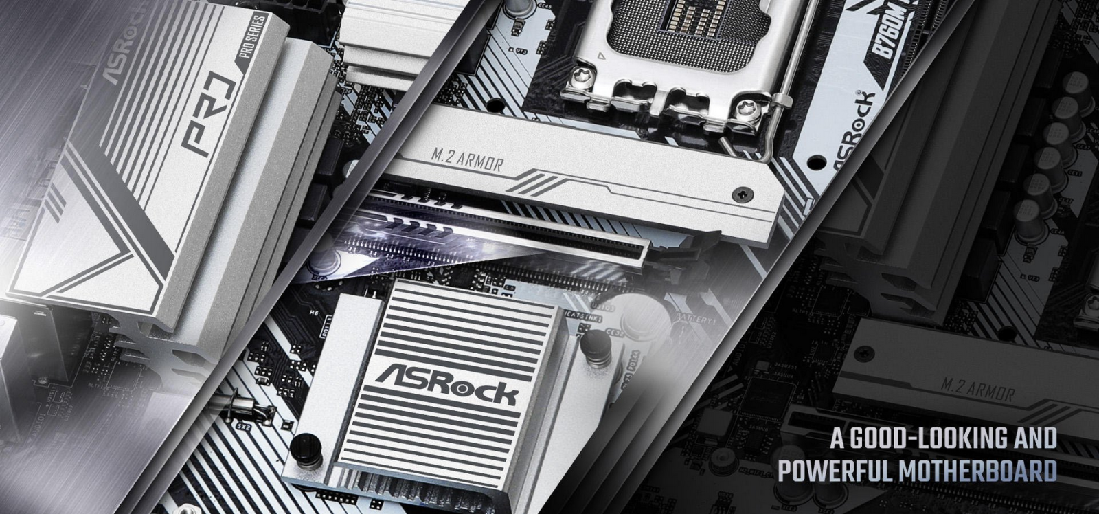 Дънна платка ASRock B760M Pro RS, B760, LGA1700, DDR5, PCIe 5.0 (HDMI/DP)(CrossFire), 3x M.2, 4x SATA 6Gb/s, 3x USB 3.2 Gen1 Type-A, 1x USB 3.2 Gen1 Type-C, Micro ATX - характеристика 2