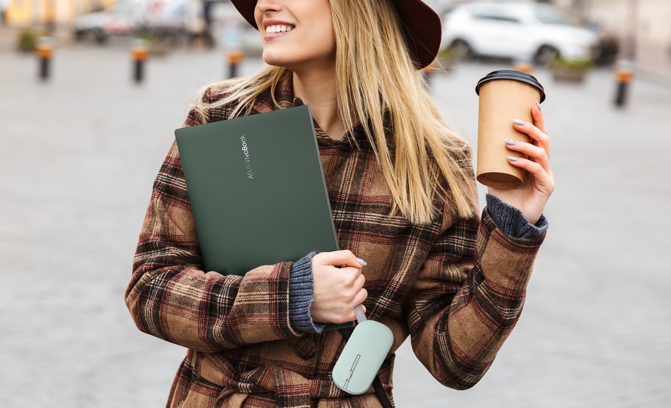 Мишка Asus Marshmallow MD100, оптична (1600 DPI), безжична, 3 бутона, Wireless, Bluetooth, син - характеристика 2