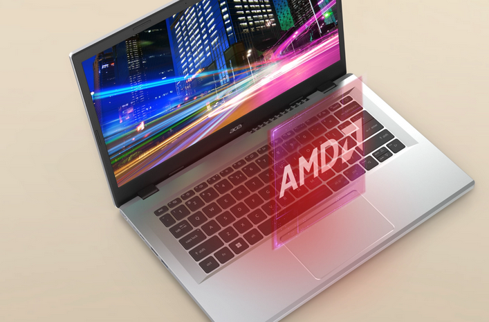 Лаптоп Acer Aspire 3 A315-44P-R316 (NX.KSJEX.00H)(сребрист), осемядрен AMD Ryzen 7 5700U 1.8/4.3GHz, 15.6" (39.62cm) Full HD IPS Anti-Glare дисплей, (HDMI), 16GB DDR4, 512GB SSD NVMe, 3x USB 3.2 Gen 1, No OS, 1.78kg - характеристика 2