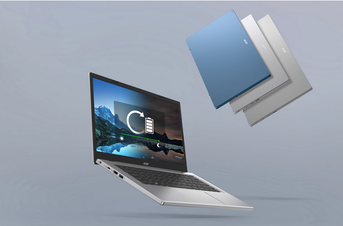 Лаптоп Acer Aspire 3 A315-510P-362L (NX.KDHEX.018)(сребрист), осемядрен Intel Core i3-N305 1.8/3.8GHz, 15.6" (39.62cm) Full HD TN Anti-Glare дисплей, (HDMI), 16GB LPDDR5, 512GB SSD NVMe, 2x USB 3.2 Gen 1, No OS, 1.7kg - характеристика 4