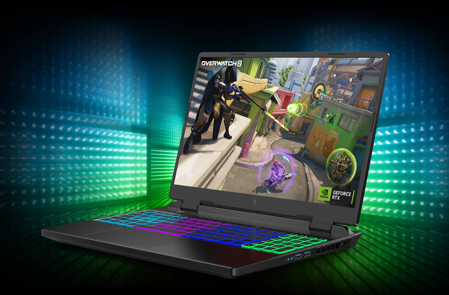 Лаптоп Acer Nitro 16 AN16-51-71J2 (NH.QJMEX.013), десетядрен Intel Core i7-13620H 2.4/4.9GHz, 16" (40.64cm) WQXGA IPS 165Hz Anti-Glare Display & GF RTX 4050 6GB, (HDMI), 16GB DDR5, 1TB SSD NVMe, 2x USB 3.2 Gen 2 Type-C, No OS - характеристика 2 | Лаптопи Лаптоп Acer Nitro 16 AN16-51-71J2 (NH.QJMEX.013), десетядрен Intel Core i7-13620H 2.4/4.9GHz, 16" (40.64cm) WQXGA IPS 165Hz Anti-Glare Display & GF RTX 4050 6GB, (HDMI), 16GB DDR5, 1TB SSD NVMe, 2x USB 3.2 Gen 2 Type-C, No OS - характеристика 2