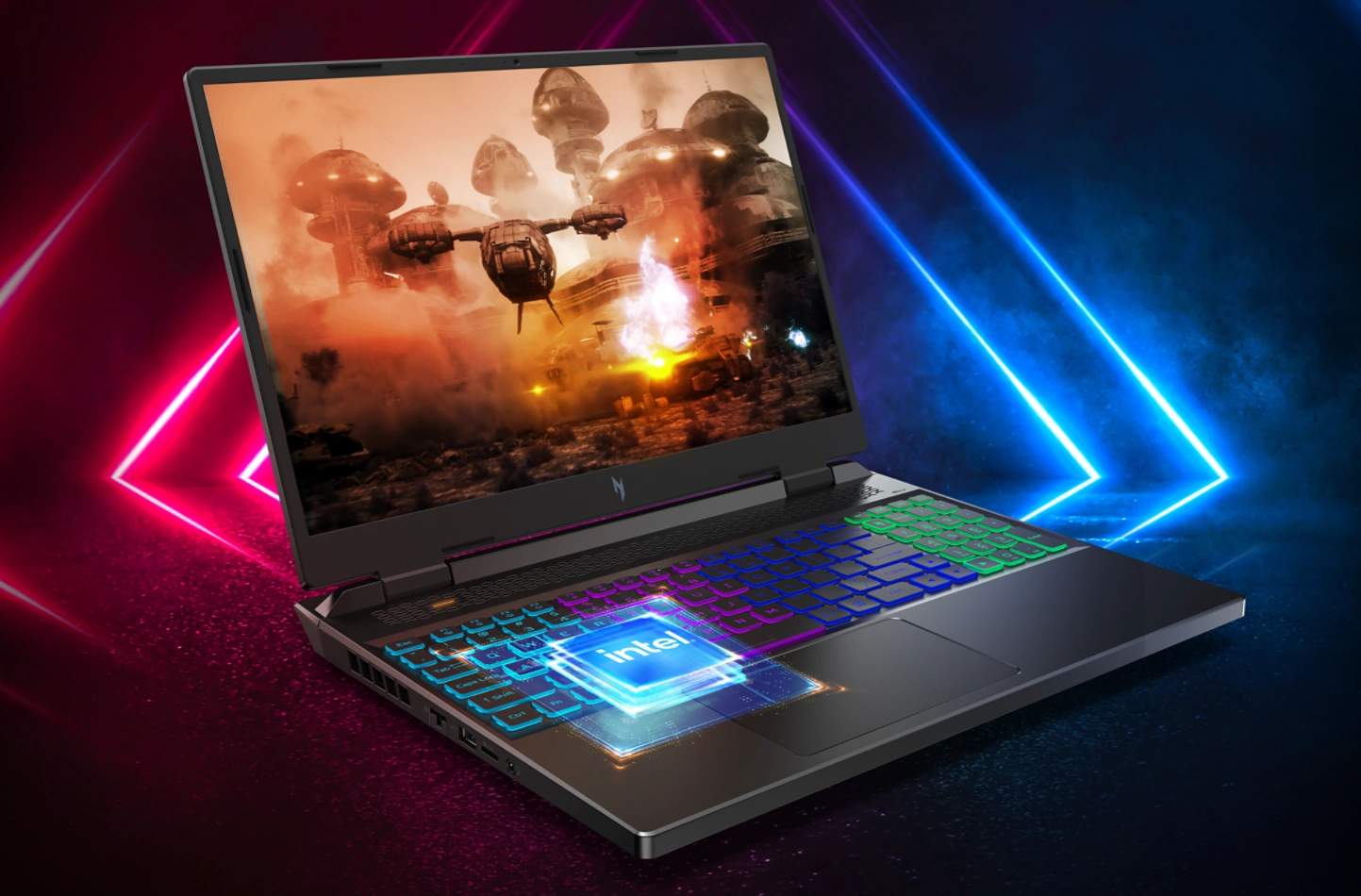 Лаптоп Acer Nitro 16 AN16-51-71J2 (NH.QJMEX.013), десетядрен Intel Core i7-13620H 2.4/4.9GHz, 16" (40.64cm) WQXGA IPS 165Hz Anti-Glare Display & GF RTX 4050 6GB, (HDMI), 16GB DDR5, 1TB SSD NVMe, 2x USB 3.2 Gen 2 Type-C, No OS - характеристика 1