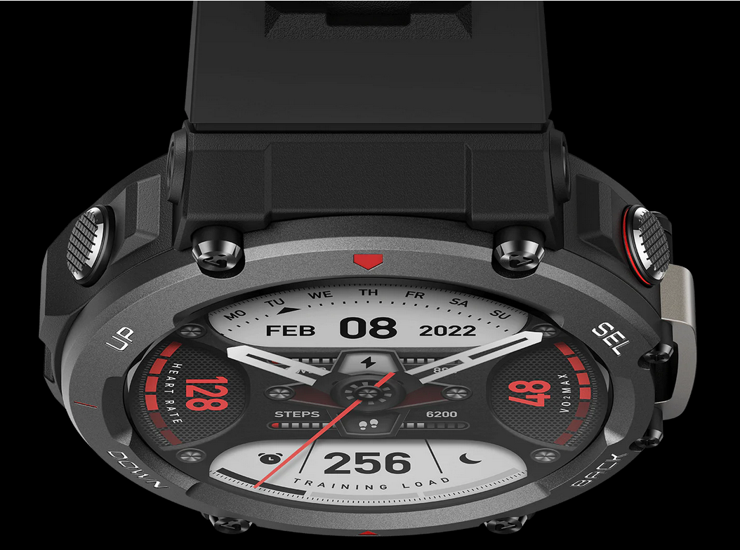 Смарт часовник Xiaomi Amazfit T-Rex 2, 1.39" (3.53cm) AMOLED дисплей, Bluetooth, 10ATM, следене на сърдечен ритъм, 158 спортни режима, следене на съня, до 24 дни живот на батерията, кафяв - характеристика 1