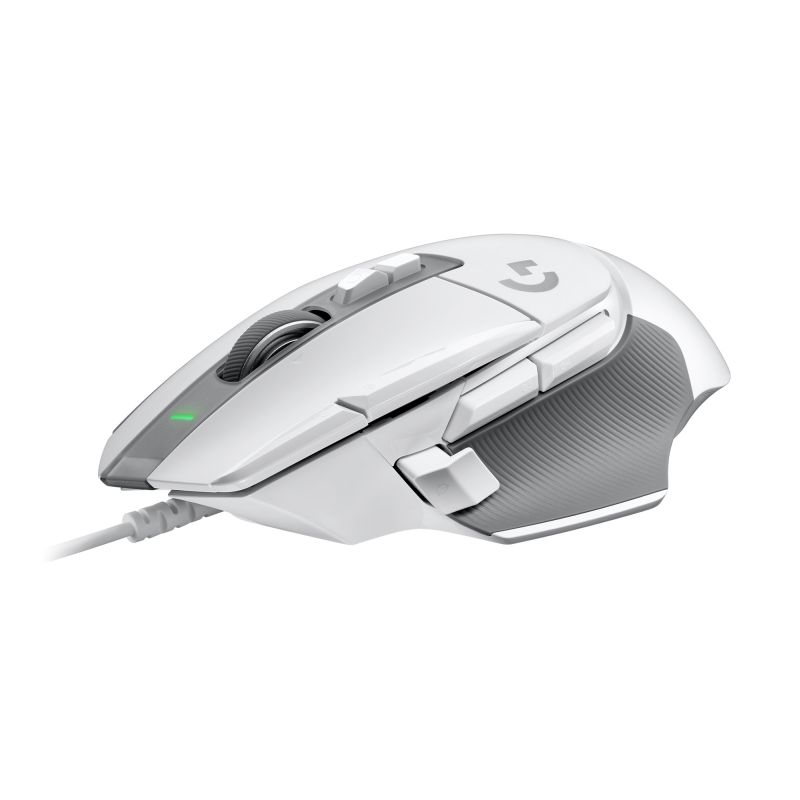 Мишка Logitech G502 X, оптична (25 600dpi), USB, бяла, гейминг - характеристика 1