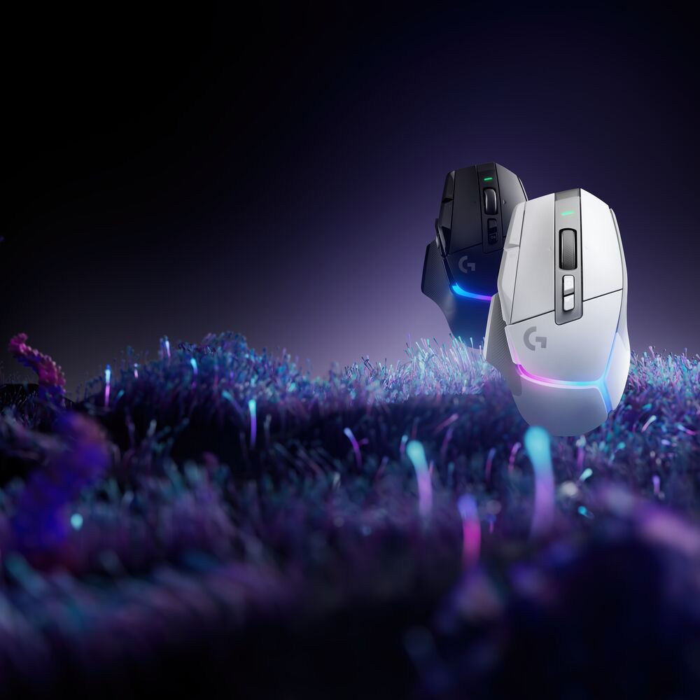 Мишка Logitech G502 X Plus, оптична (25 600 dpi), безжична, USB, бяла, гейминг - характеристика 9