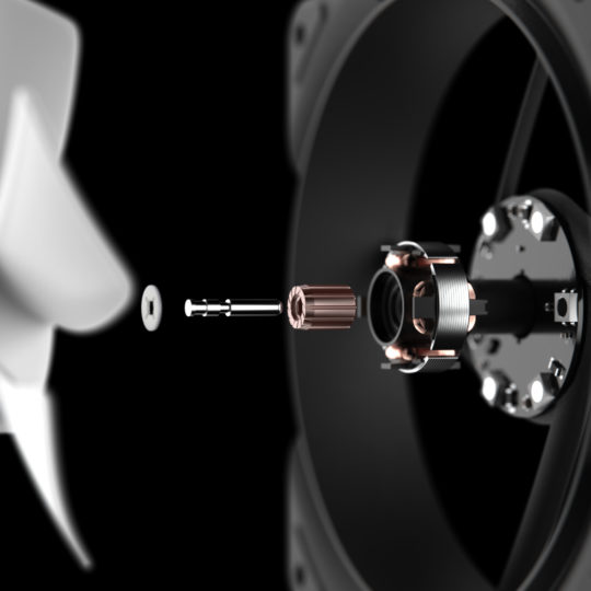 Вентилатор 140mm, Fractal Design Aspect 14 RGB PWM, 4-pin, 1700 rpm, ARGB, 3 броя - характеристика 5