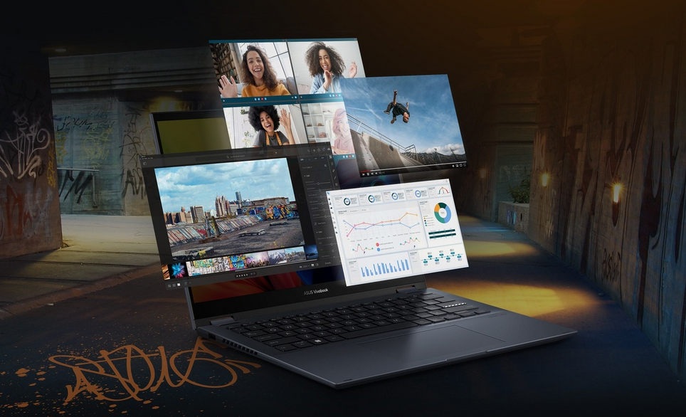Лаптоп Asus Vivobook S 14 Flip TN3402YA-KN731 (90NB1112-M002D0)(сребрист), осемядрен AMD Ryzen 7 7730U 2.0/4.5GHz, 14" (35.56cm) 2.8K OLED 90Hz Touch Display, (HDMI), 16GB DDR4, 1TB SSD NVMe, 1x USB 3.2 Gen 2 Type-C, Windows 11 Home - характеристика 3