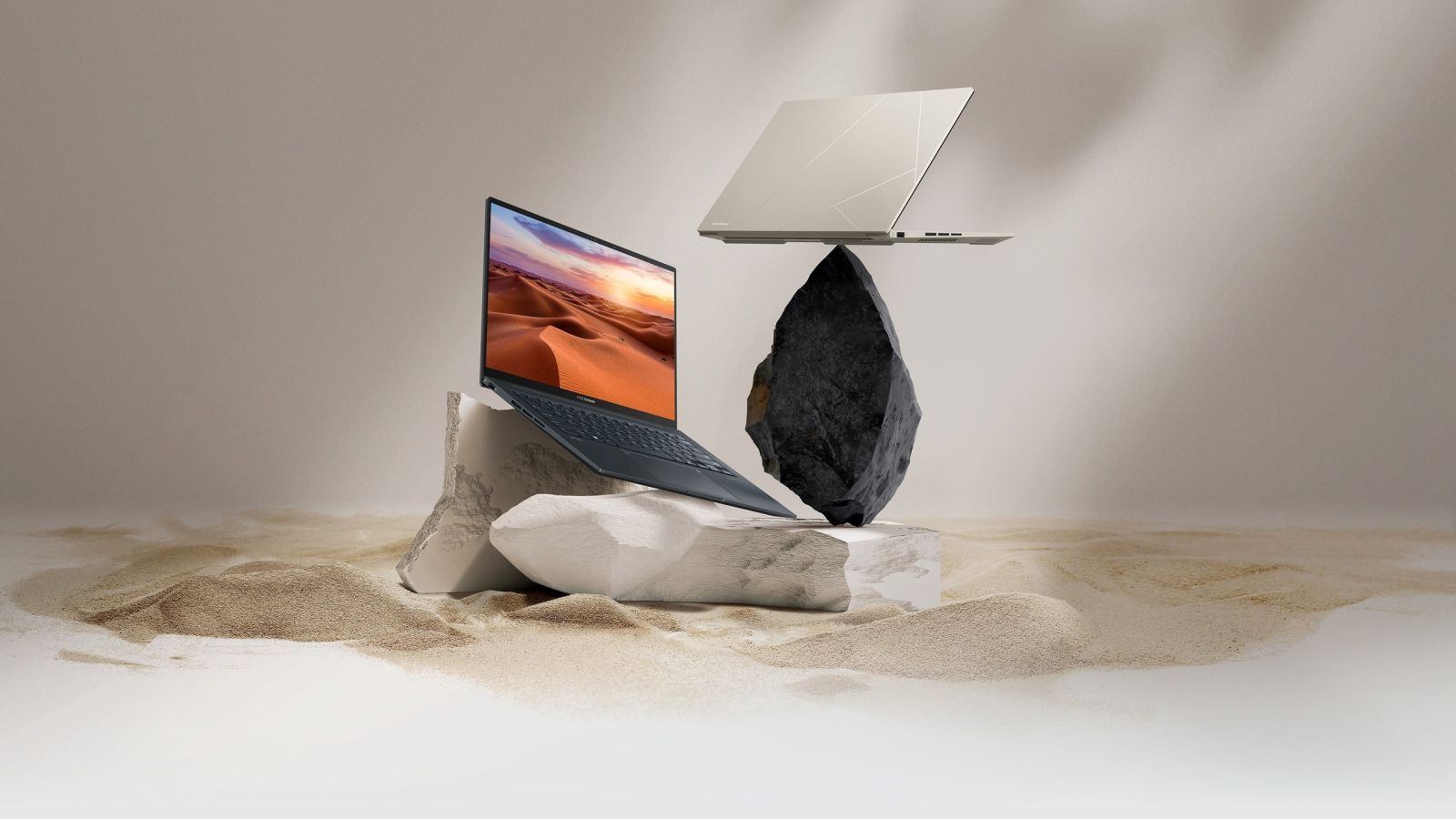Лаптоп Asus Zenbook 14 OLED UX3404-M041X (90NB1086-M00F60)(бежов), четиринадесетядрен Intel Core i9-13900H 2.6/5.4GHz, 14.5" (36.83cm) 2.8K OLED 120Hz Touch дисплей, (HDMI), 32GB LPDDR5, 1TB SSD NVMe, 2x Thunderbolt 4, Windows 11 Pro, 1.56kg - характеристика 1