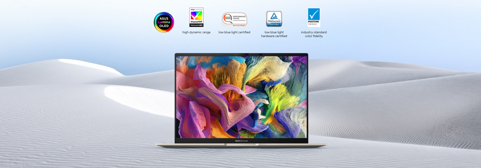 Лаптоп Asus Zenbook 14 OLED UX3404-M041X (90NB1086-M00F60)(бежов), четиринадесетядрен Intel Core i9-13900H 2.6/5.4GHz, 14.5" (36.83cm) 2.8K OLED 120Hz Touch дисплей, (HDMI), 32GB LPDDR5, 1TB SSD NVMe, 2x Thunderbolt 4, Windows 11 Pro, 1.56kg - характеристика 4