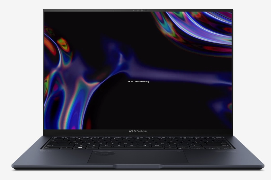 Лаптоп Asus Zenbook Pro 14 OLED UX6404VV-OLED-P941X (90NB11J1-M00350), четиринадесетядрен Intel Core i9-13900H 2.6/5.4GHz, 14.5" (36.83cm) 2.8K OLED 120Hz & GF RTX 4060 8GB, (HDMI), 32GB DDR5, 1TB SSD NVMe, 1x Thunderbolt 4, Windows 11 Pro, 1.65kg - характеристика 5