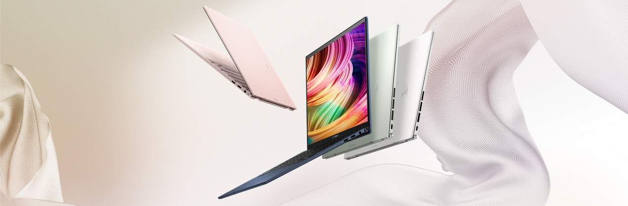 Лаптоп Asus Zenbook S 13 OLED UM5302LA-OLED-LX731X (90NB1236-M00210)(бежов), осемядрен AMD Ryzen 7 7840U 3.0/5.1GHz, 13.3" (33.78cm) 2.8K OLED Touch дисплей, 16GB LPDDR5, 1TB SSD NVMe, 2x USB4, Windows 11 Pro, 1.1kg - характеристика 1