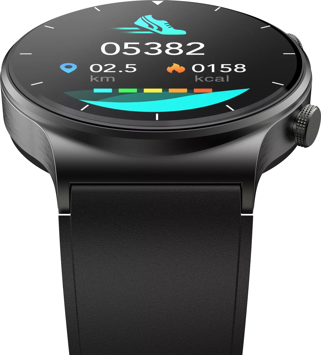 Смарт часовник Blackview R7 Pro, 1.28" (3.25cm) дисплей, IP68 защита, Corning Glass, 9 спортни режима, следене на съня, Bluetooth, до 10 дни време на работа, черен - характеристика 4