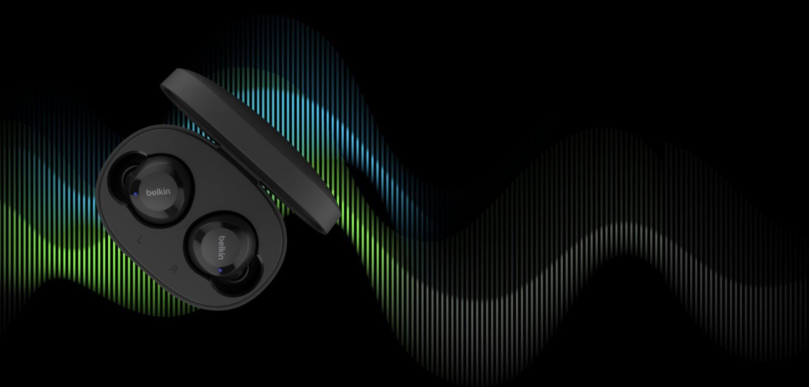 Слушалки Belkin SoundForm Bolt, тип "тапи", микрофон, до 28 часа време за работа с кейс, IPX4 водоустойчивост. лилави - характеристика 2