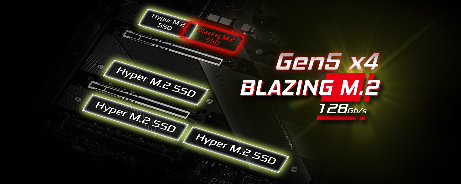 Дънна платка ASRock Z790 Taichi, Z790, LGA1700, DDR5, PCI-E 5.0, (HDMI), 8x SATA 6Gb/s, 5x M.2, 2 x USB 4 Thunderbolt 4 Type-C, Wi-Fi 6, Bluetooth v5.3, E-ATX - характеристика 4