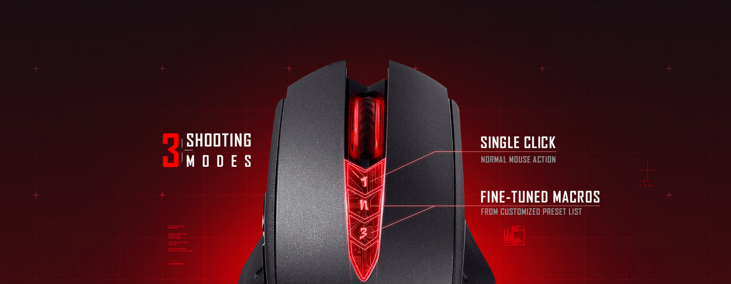 Мишка A4Tech Bloody V8ma, оптична (3200dpi), 8 програмируеми бутона, USB, черна, гейминг - характеристика 8