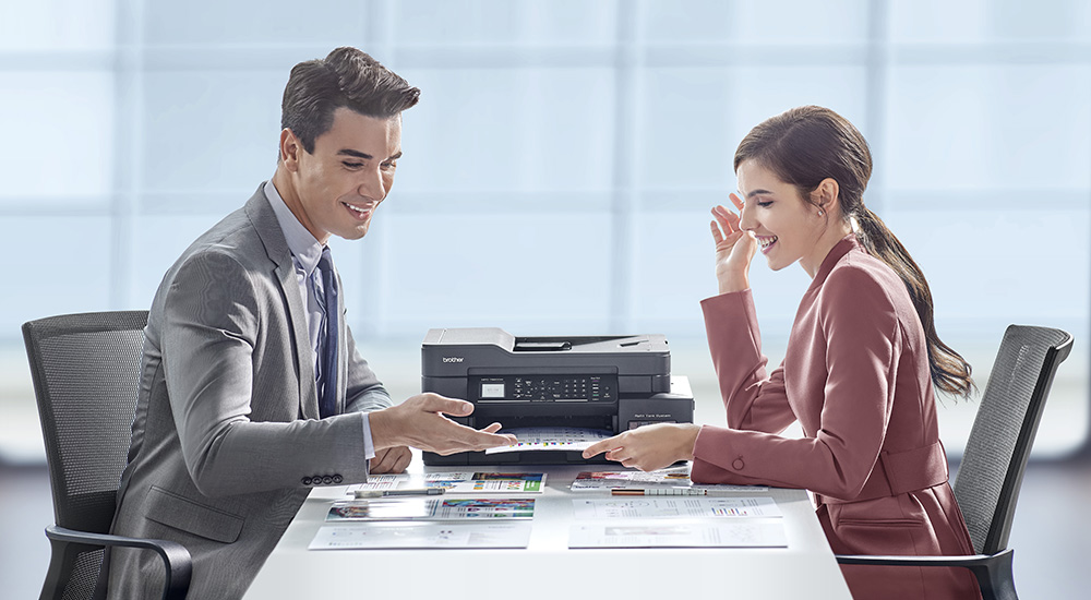 Мултифункционално мастиленоструйно устройство Brother MFC-T920DW, цветно, принтер/копир/скенер/факс, 1200 x 6000 dpi, 17стр/мин, Wi-Fi, USB, LAN, A4 - характеристика 1