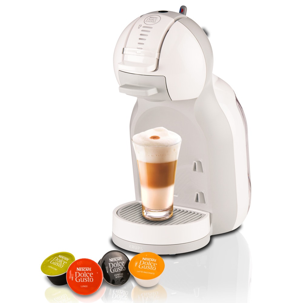 Кафемашина на капсули Krups Nescafe Dolce Gusto Mini Me, 1500W, 15 bar, 0.8 l. обем на резервоара за вода, бяла - характеристика 1